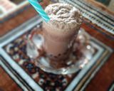 A picture of step 3 of Hershey's chocolate and cocoa thick shake.
