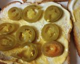 A picture of step 2 of Jalapeno and Cornbeef on White Bread.