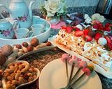 صورة لخطوة 10 من وصفة 🍓 رولي بالفراولة 🍓🍰