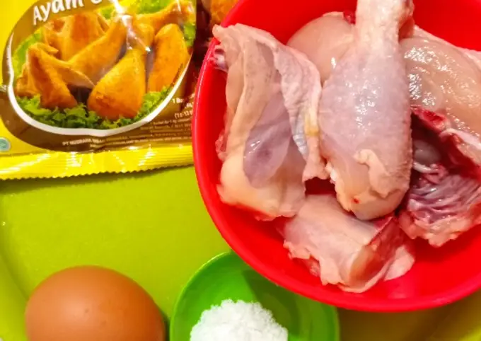 Langkah-langkah untuk membuat Cara bikin Ayam Goreng Tepung aLa Rumahan