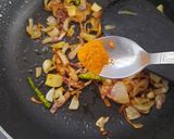 A picture of step 9 of Prawns Coconut Recipe Prawns Thengakoth Coconut slices ularth.