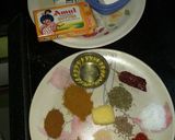 A picture of step 1 of Paneer Guldasta.