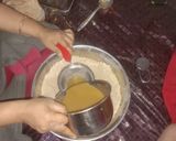A picture of step 2 of Sindhi methi koki.