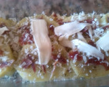Foto del paso 5 de la receta: Patatas con jamón y queso al microondas