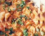 A picture of step 4 of Aloo ki bhujeea dhodh ma.