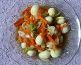Foto langkah ke 8 dari resep Tumis Sawi Putih,Wortel&Telur Puyuh.