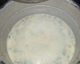 A picture of step 3 of Masala Khandvi.