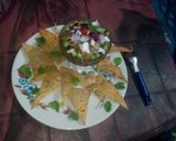 A picture of step 11 of Roasted tomato with fruit salsa.