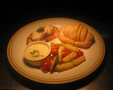 A picture of step 4 of Seafood Croissant.