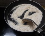 A picture of step 2 of Kesari bath.