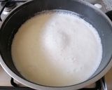 A picture of step 3 of Panna Cotta with Coffee Syrup.