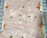 Foto del paso 3 de la receta Pizza express con mortadela italiana, queso de crema camembert