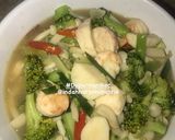 Foto langkah ke 4 dari resep Brokoli Cah Jamur.