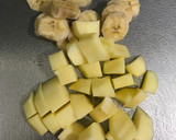 Foto del paso 1 de la receta: Batido de plátano y manzana