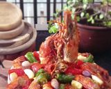 Foto langkah ke 5 dari resep Garlic Butter Shrimp Caramelized onion.