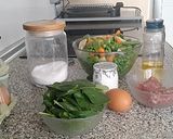 Foto del paso 1 de la receta Crema de Verduras con Albóndigas de Espinacas (con un toque de yogur cremoso de oveja)