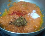 A picture of step 8 of Kadai Paneer.