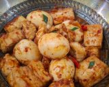 Foto langkah ke 3 dari resep Balado Telur Tahu (bumbu instan).