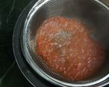 A picture of step 10 of Bread Bowl with Tomato & Sweet Potato Soup.