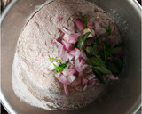 A picture of step 2 of Ragi roti.