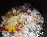 A picture of step 2 of Gosht Do Pyaza.