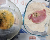 Foto del paso 3 de la receta: Lomo de cerdo empanado con sofrito de verduras al pimentón