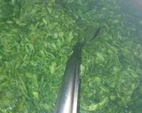 Foto del paso 7 de la receta: Pollo deshebrado c/tallarines y puré de espinaca