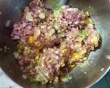 Hình bước làm 1 của món Xíu mại (bánh mì)