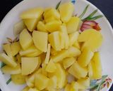 A picture of step 2 of Chole chaat recipe.