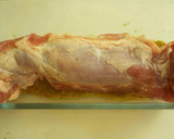 Foto del paso 20 de la receta: Solomillo de cerdo macerado y guarnición al horno