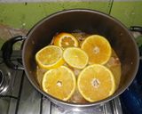 Foto del paso 6 de la receta: Pollo a la naranja con fideo a la manteca