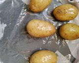 A picture of step 1 of Baked Cheesy potatoes.