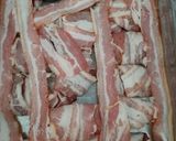 Baconba tekert csirkemáj recept fázis 1 fotója