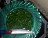 A picture of step 2 of Crunchy French beans.