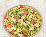 Une image de l'étape 1 de Salade d’edamames au saumon.