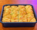 A picture of step 10 of Lebanese Baklava.