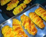 Foto langkah ke 9 dari resep Roti manis pisang coklat.