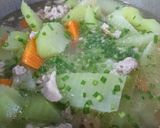 Hình bước làm 1 của món Canh susu cà rốt nấu thịt băm
