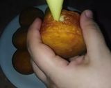A picture of step 8 of Donuts bun with mango curd filling.
