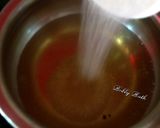A picture of step 10 of Chocolate filled rasgulla in chilled custard.