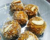 A picture of step 6 of Sugar free Coconut Ladoo.
