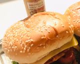 A picture of step 3 of The Double Patty Burger.