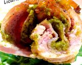 Pas rețetă Rulouri de pui cu șuncă și pesto de pătrunjel 4 fotografie