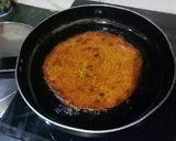 A picture of step 5 of Cheela tikki.