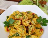 Foto langkah ke 5 dari resep Telur Dadar Daun Kunyit.