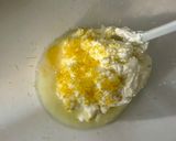 A picture of step 2 of Zucchini (Courgette) Tart with Lemon Ricotta and Basil Olive Oil.