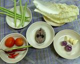 Foto langkah ke 1 dari resep Sayur Cah (Buncis, Petsay, Wortel) & Cakalang Goreng.