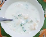 A picture of step 3 of Banana Raita.