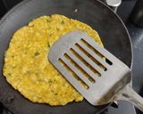 A picture of step 6 of Barley flour and leftover poha thepla.