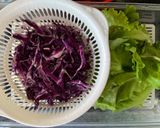 Foto langkah ke 1 dari resep Chicken vegetables Wraps garlic.